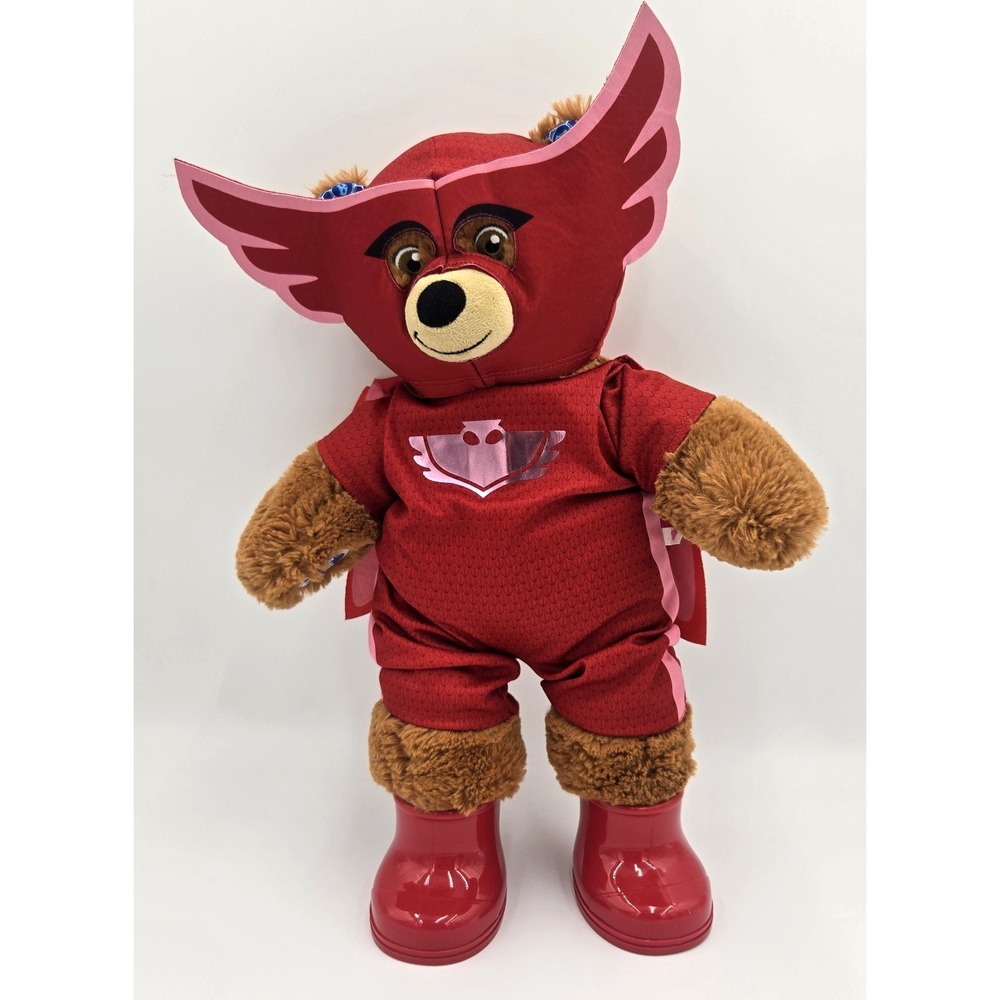PJ Masks Build A Bear BAB ‎ Teddy Bear With Owlette Costume P22  *read